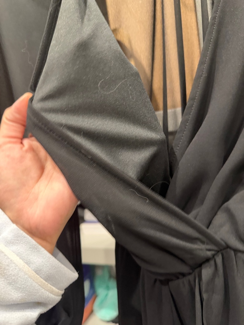 Sheer Black jumpsuit with slits - Picture 7 of 8